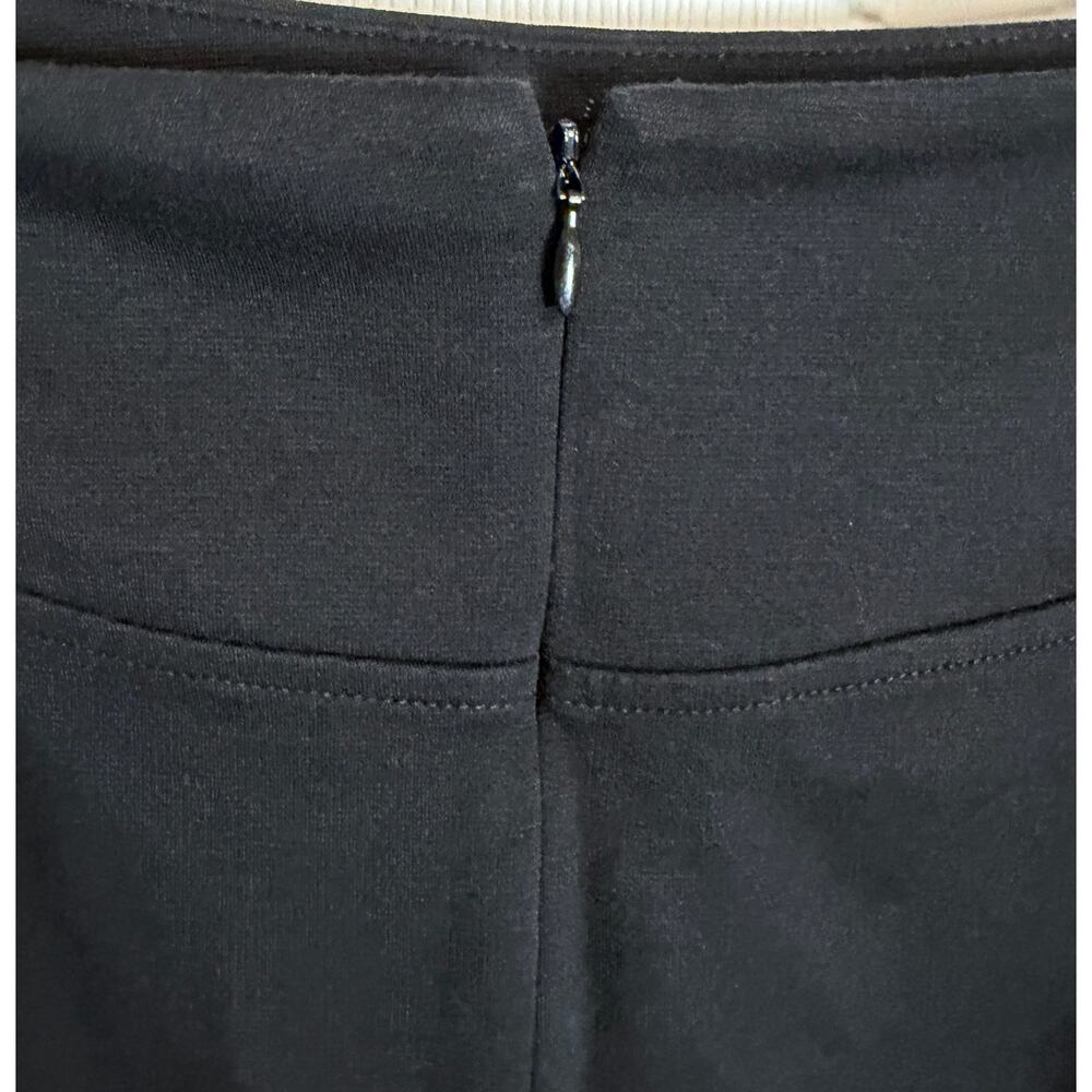 Michael Kors Women Skirt Black Straight Back Zipper Stretch Back Slit Career EUC - Picture 7 of 8